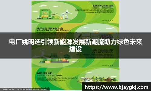 电厂姚明选引领新能源发展新潮流助力绿色未来建设